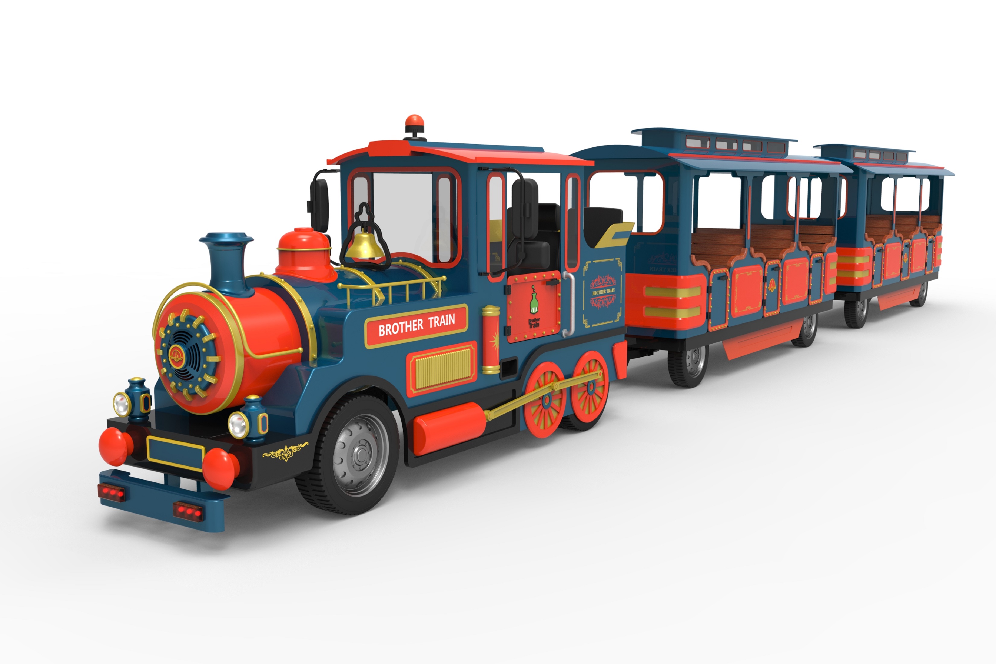 景区电动观光无轨小火车：低碳环保的游览新选择