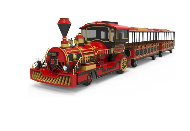 景区观光游乐小火车，带你驶向梦幻的童话之境