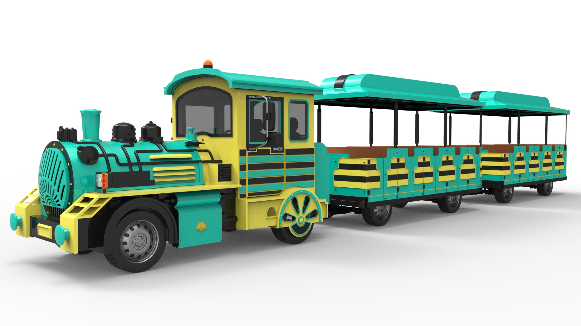 景区观光电瓶小火车：打卡小众景点的秘密通道