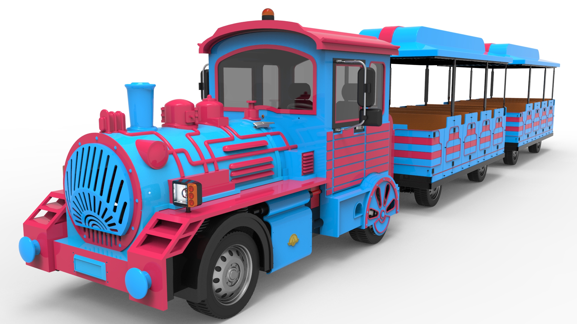 景区新能源小火车：绿色出行与全景观光的完美结合