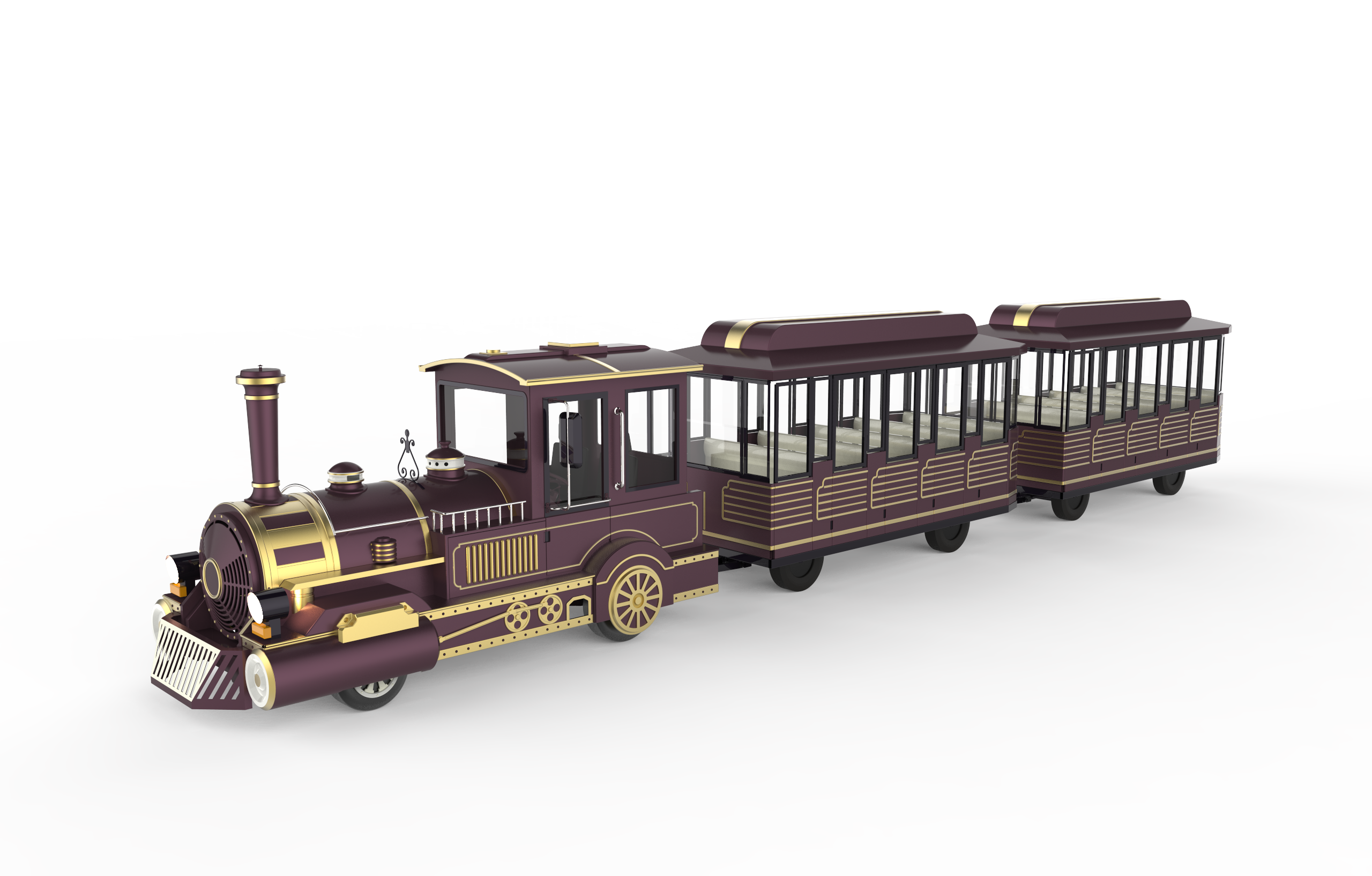 新能源轮式观光小火车