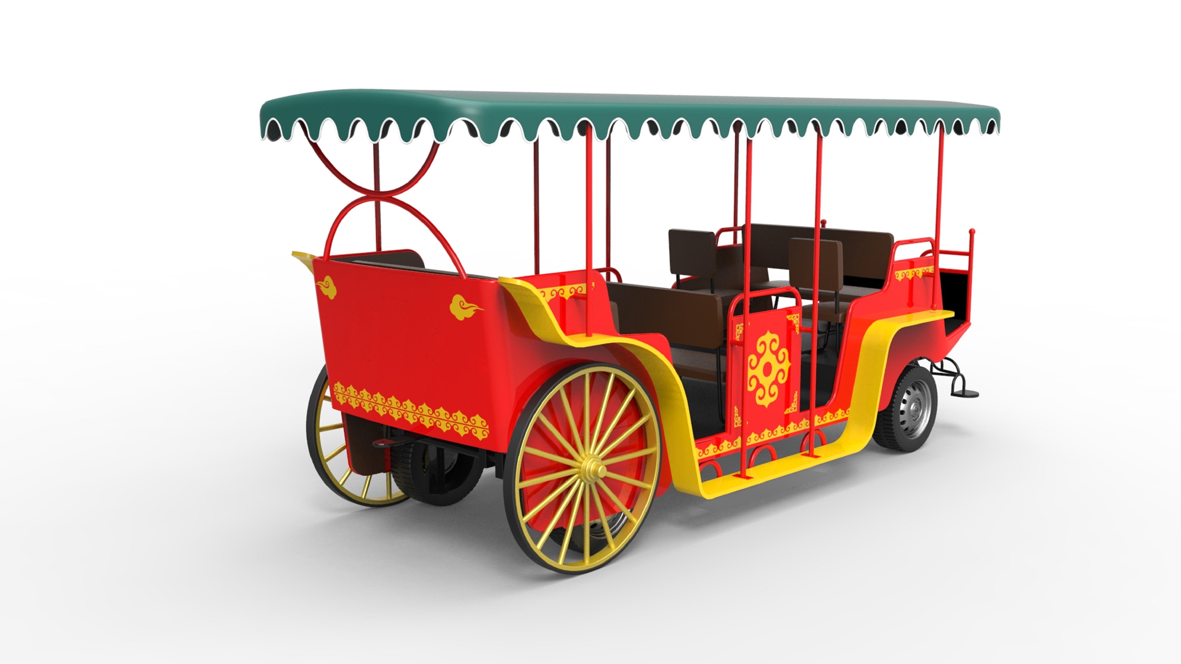 12人座电动观光马车