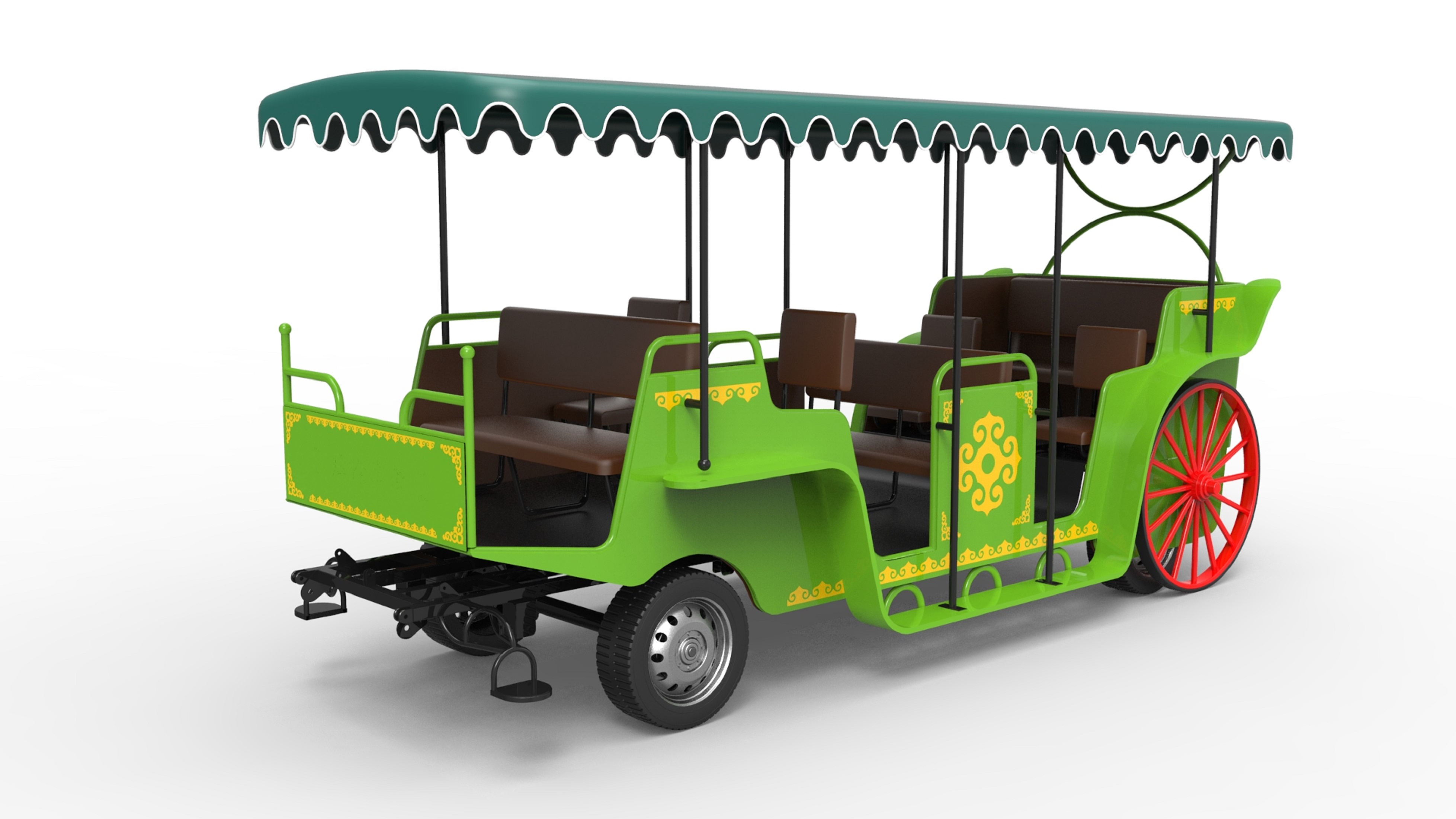 12人座电动观光马车