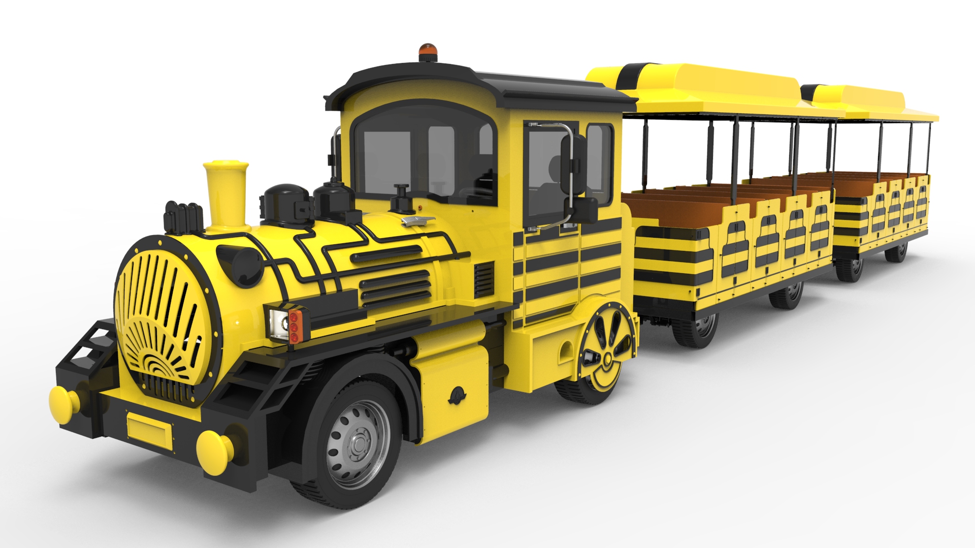 无轨观光小火车