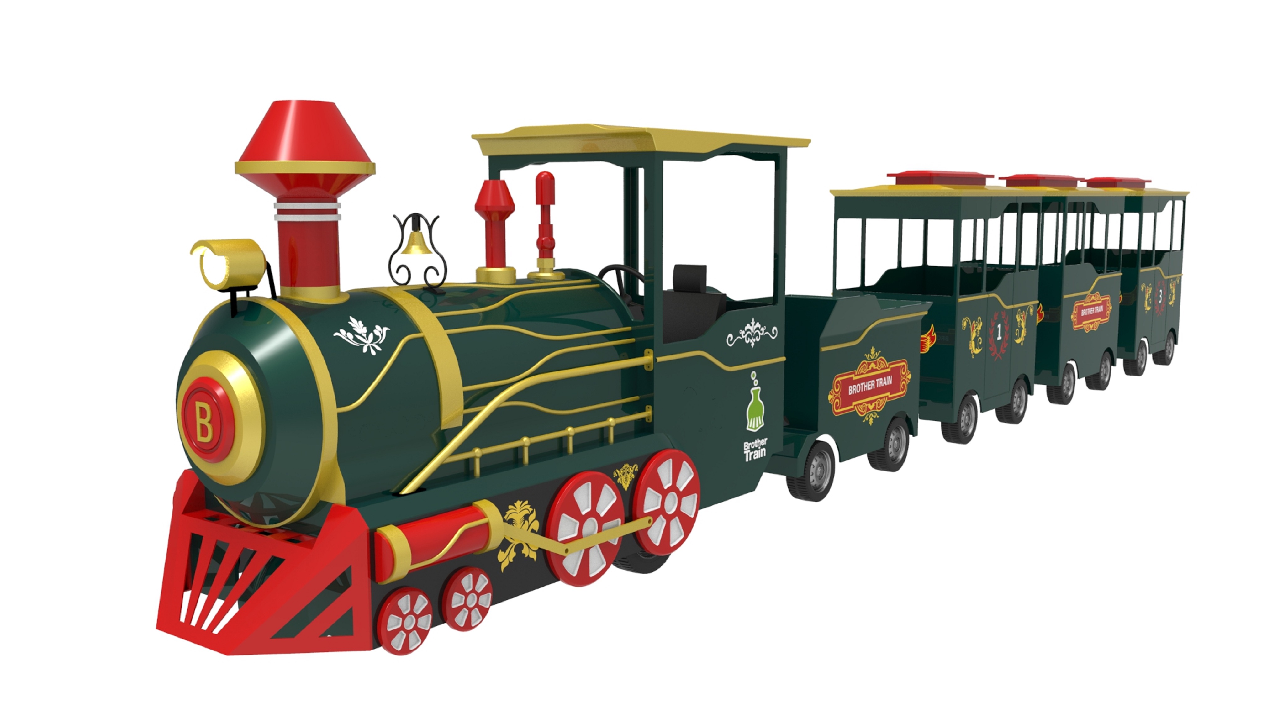 儿童观光无轨小火车