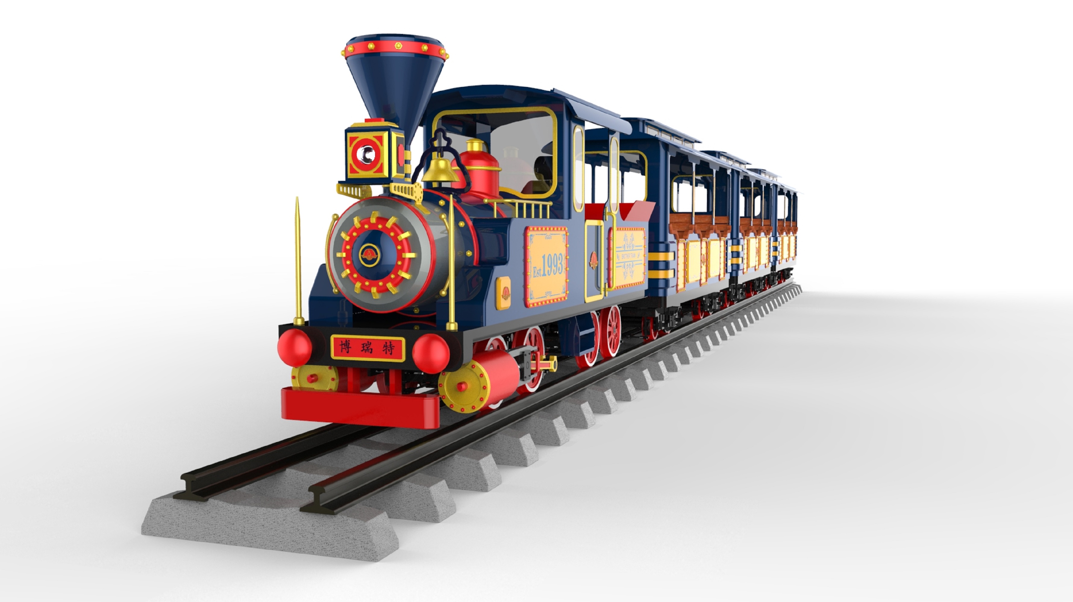 大型有轨观光火车