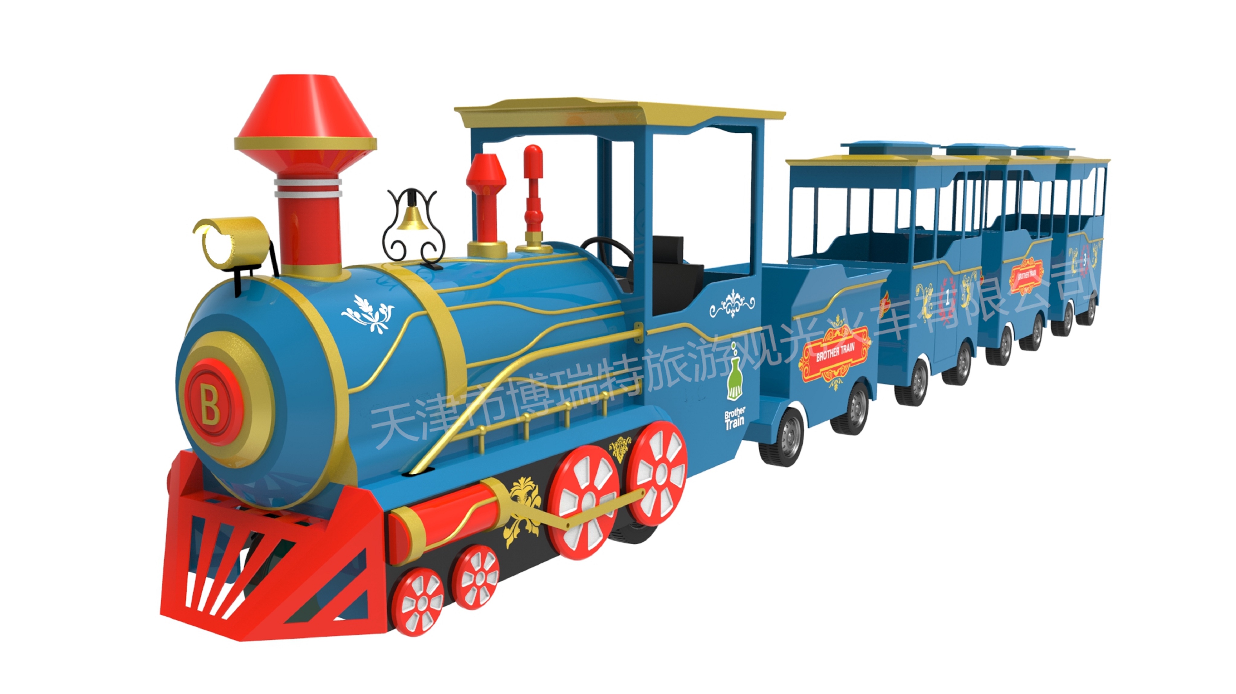 电动无轨小火车