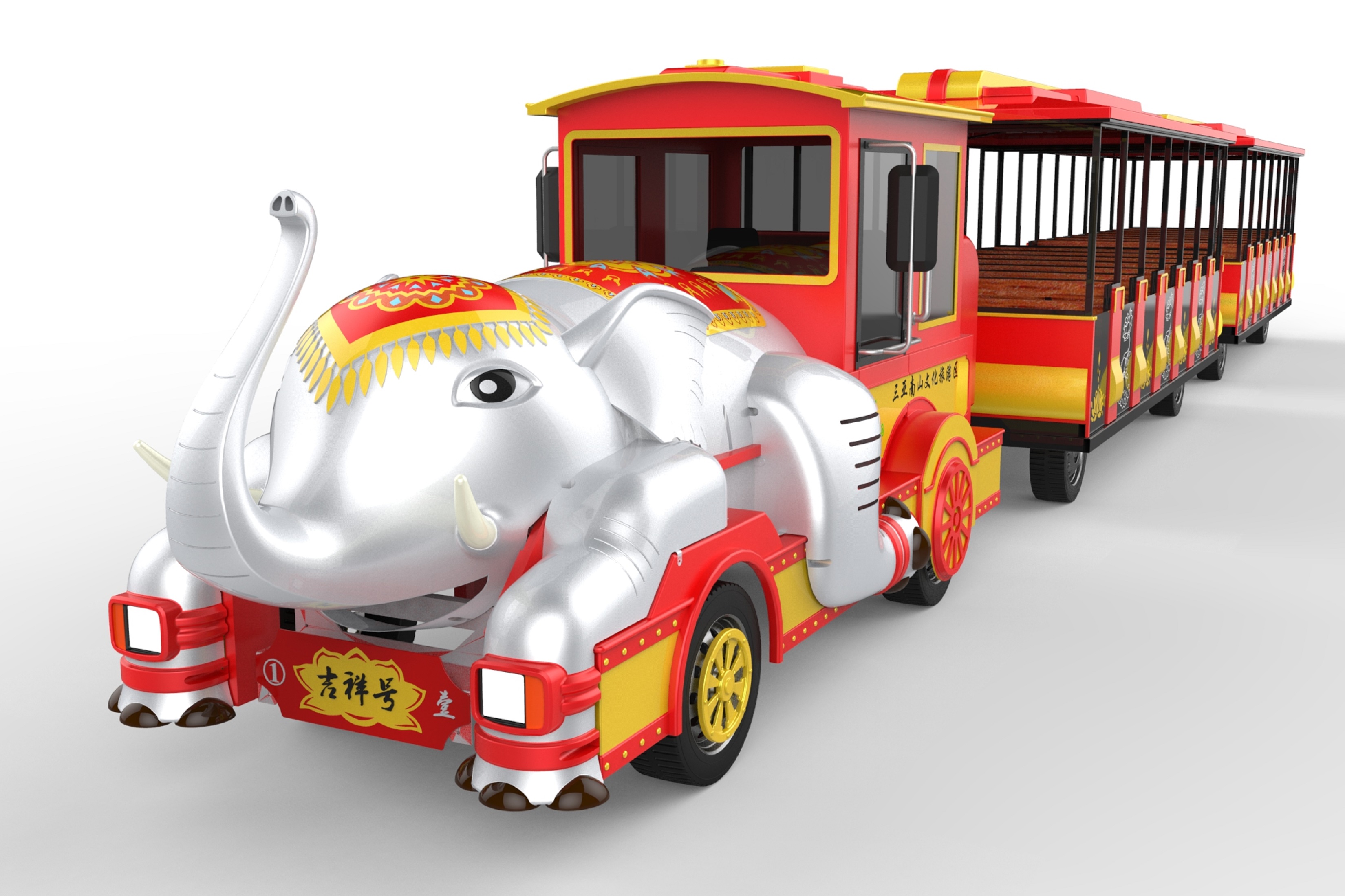 游乐场观光小火车