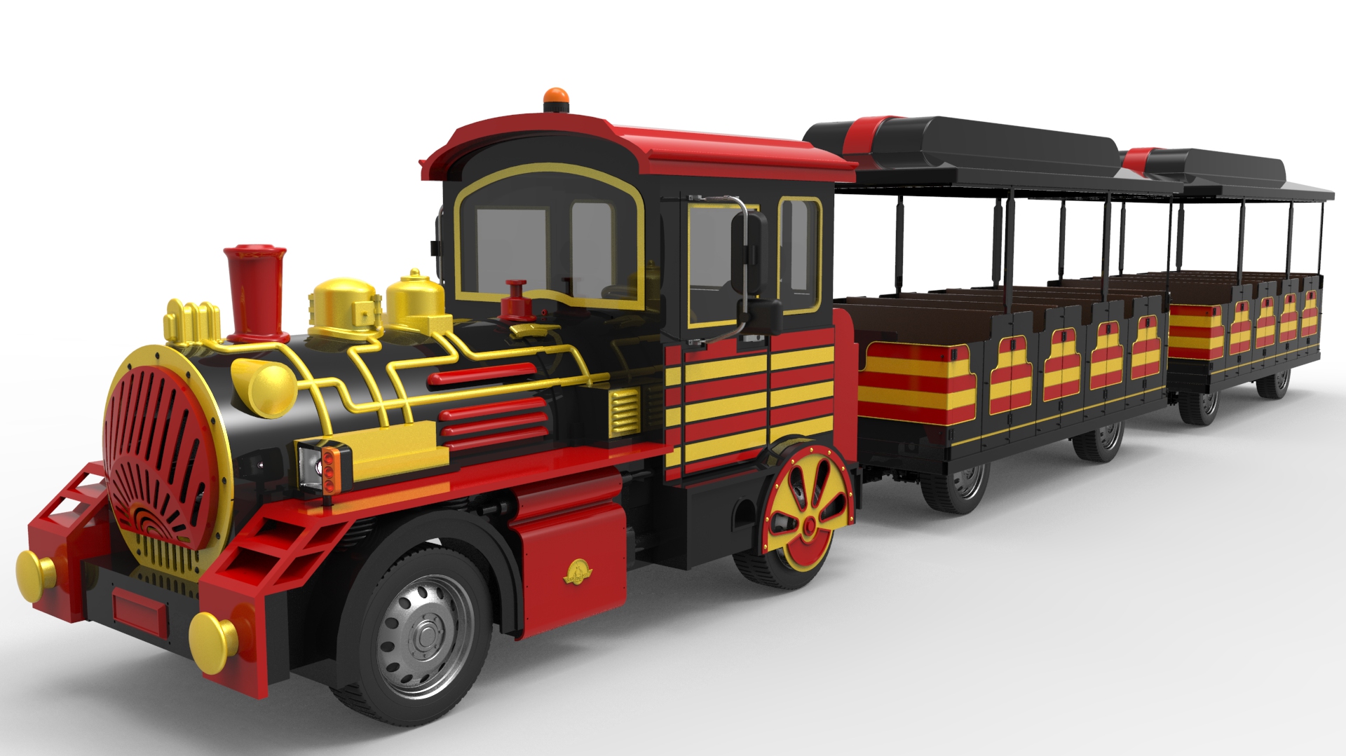 仿古观光小火车